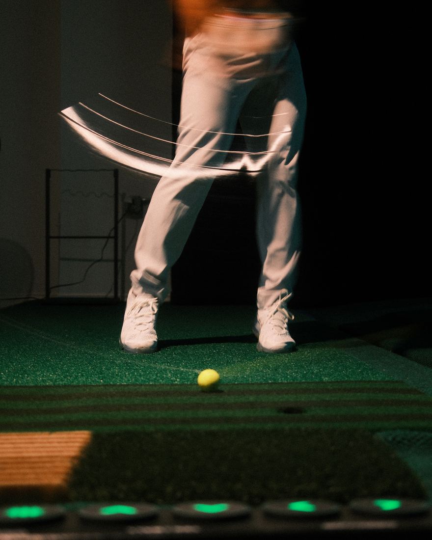 Motion-blurred swing